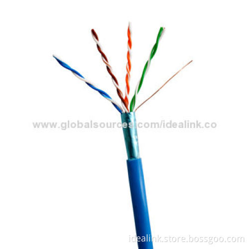 LAN Cat5e Cable, FTP PVC/LSZH Fluke Pass, 0.43mm Minimum Point ThicknessNew
